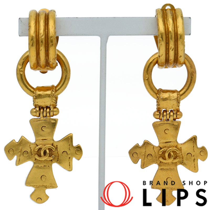 ココマーク クロス イヤリング