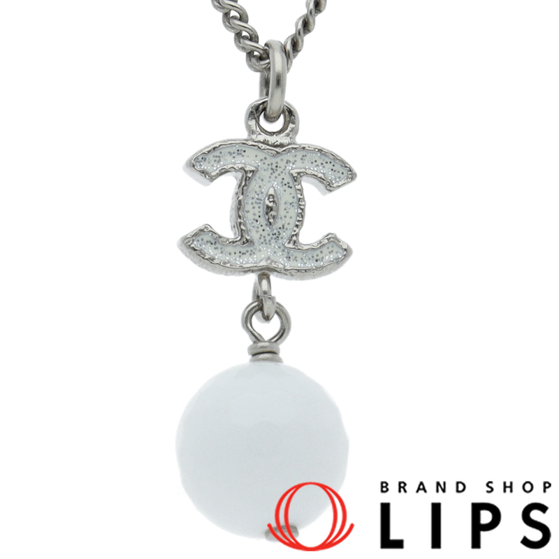 ココマーク フェイクパールネックレス