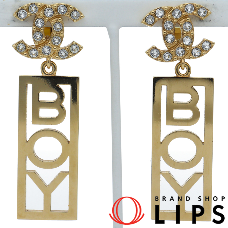 ロゴ イヤリング