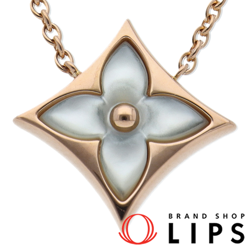 ペンダント モノグラム･スター ナクレ