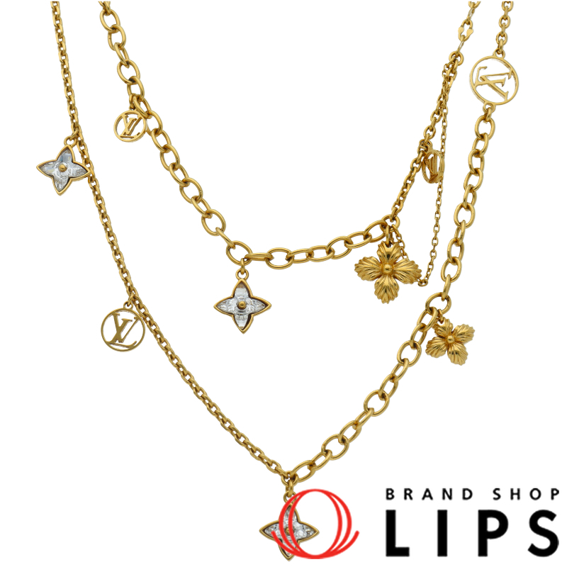 コリエ ブルーミング ストラス ネックレス