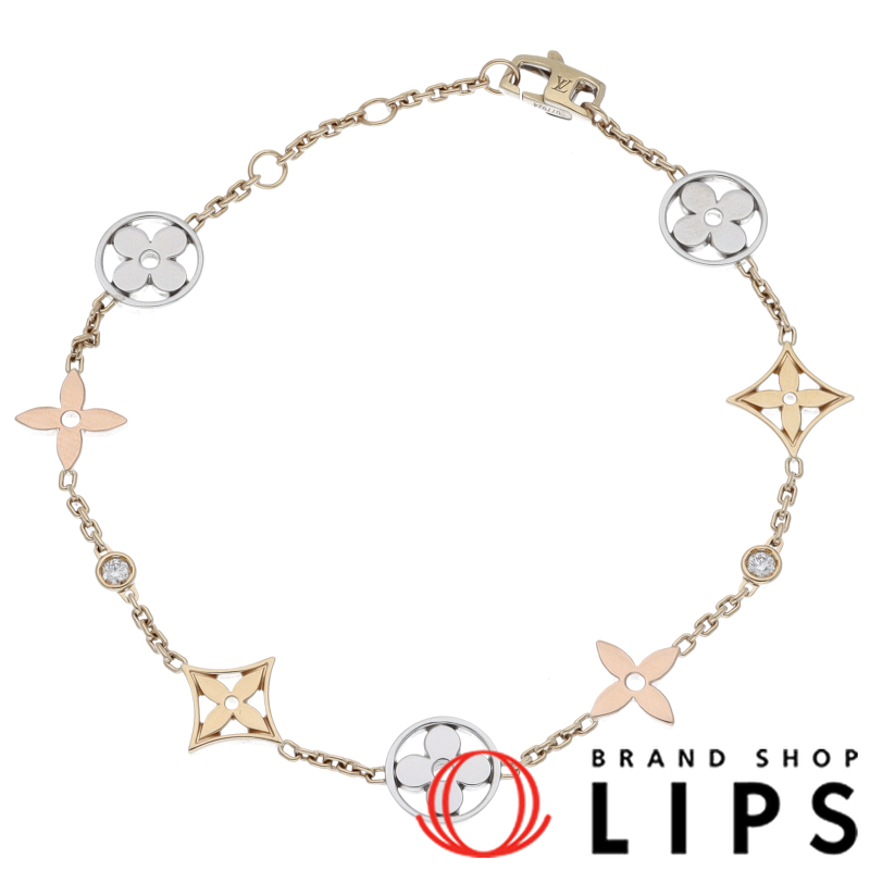 モノグラムイディール ブラスレ 2Pダイヤ