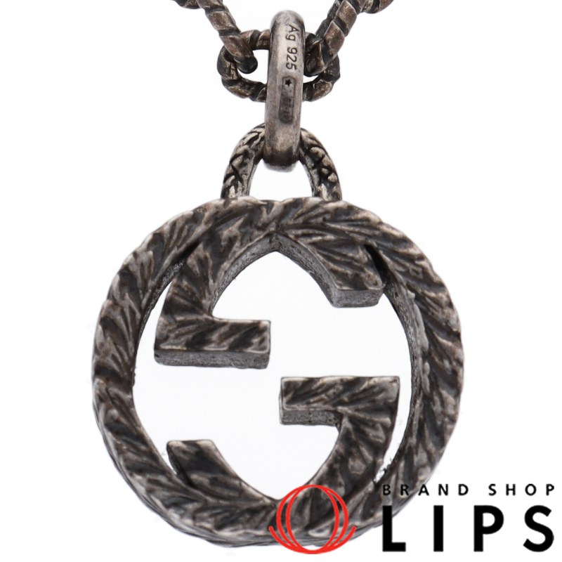 インターロッキングG ペンダントネックレス