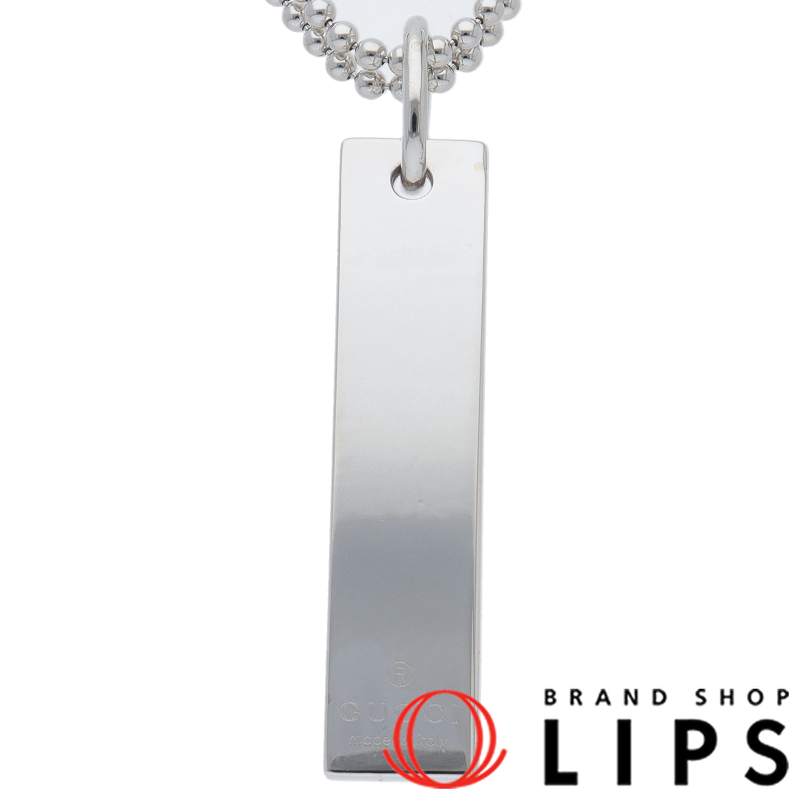 ロゴプレートネックレス