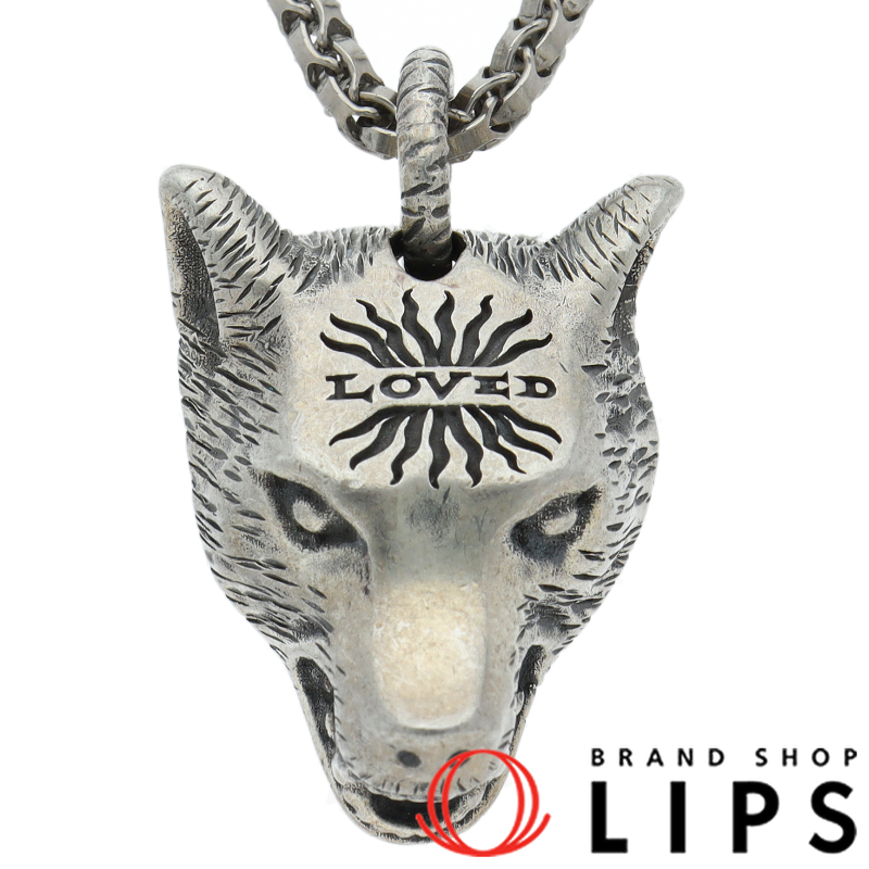 アンガーフォレスト ウルフズヘッド ネックレス