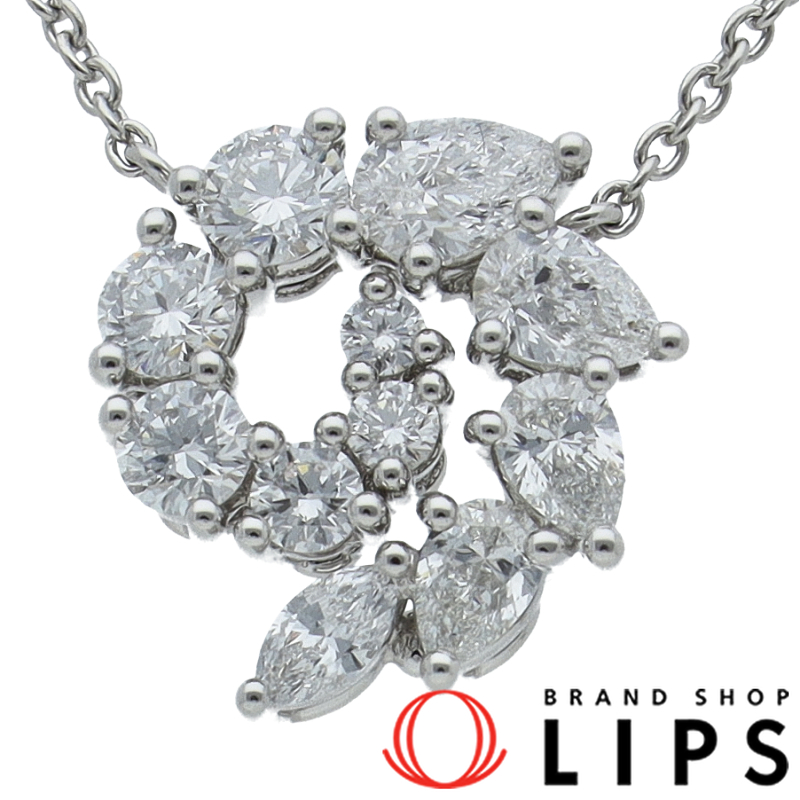 オープンクラスタースモールネックレス