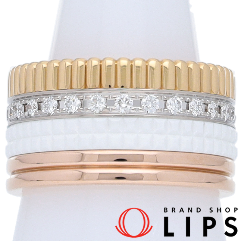 キャトル ホワイト ダイヤモンド リング ラージ