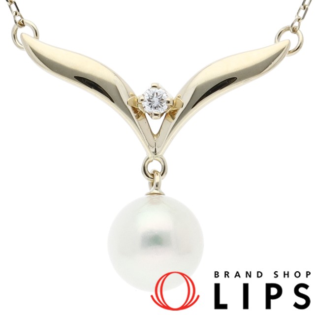 パールダイヤネックレス
