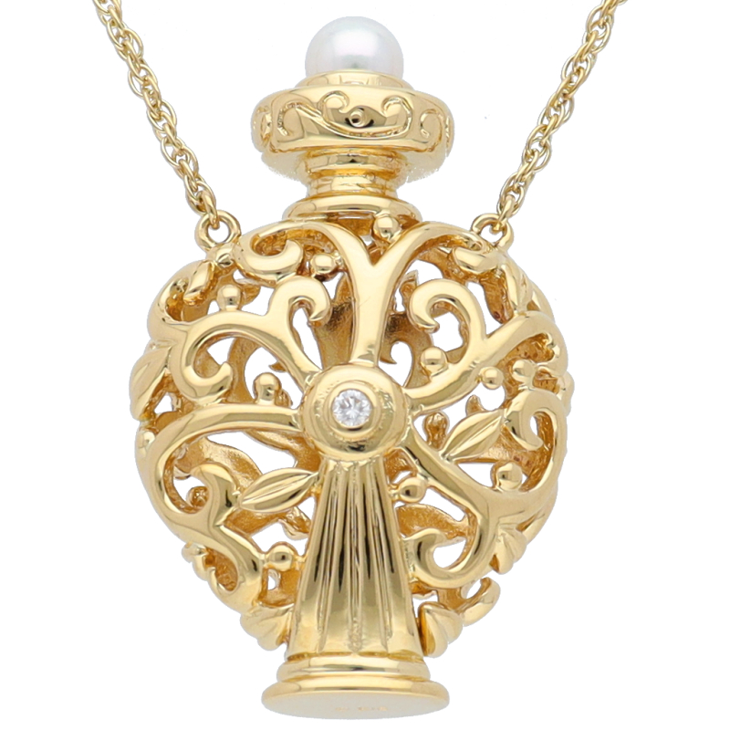 パールダイヤネックレス