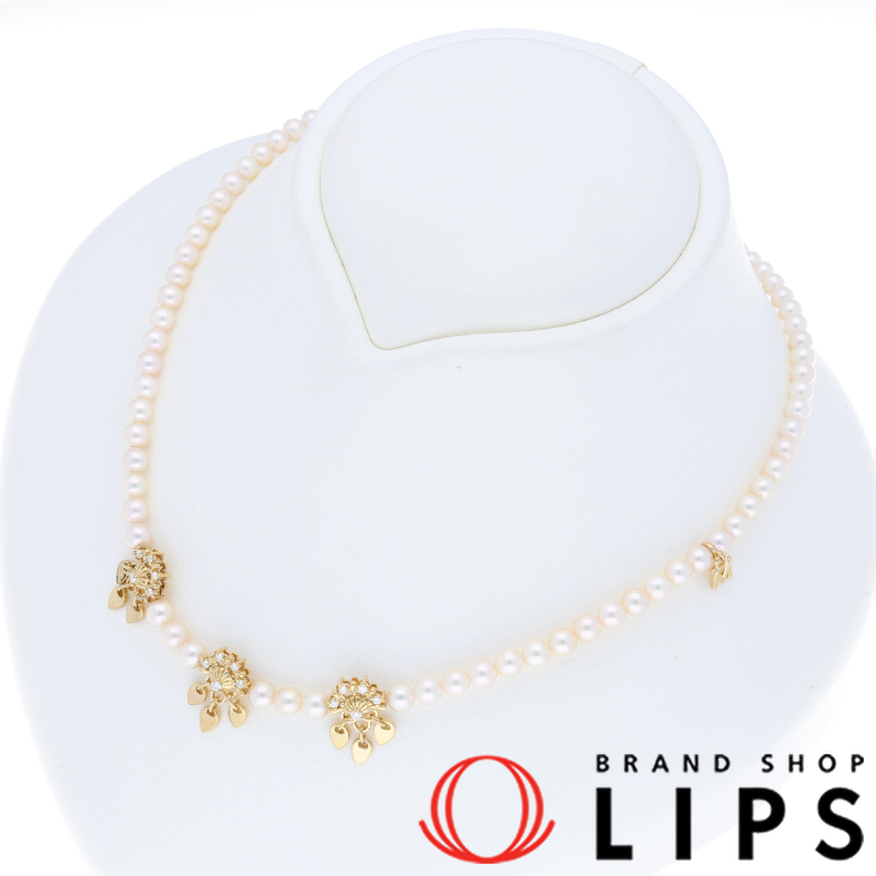 パールダイヤネックレス