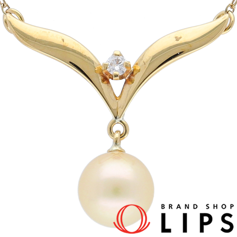 パールダイヤネックレス