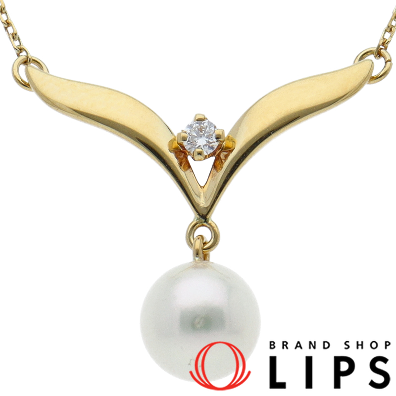 パールダイヤネックレス