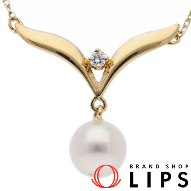 パールダイヤネックレス