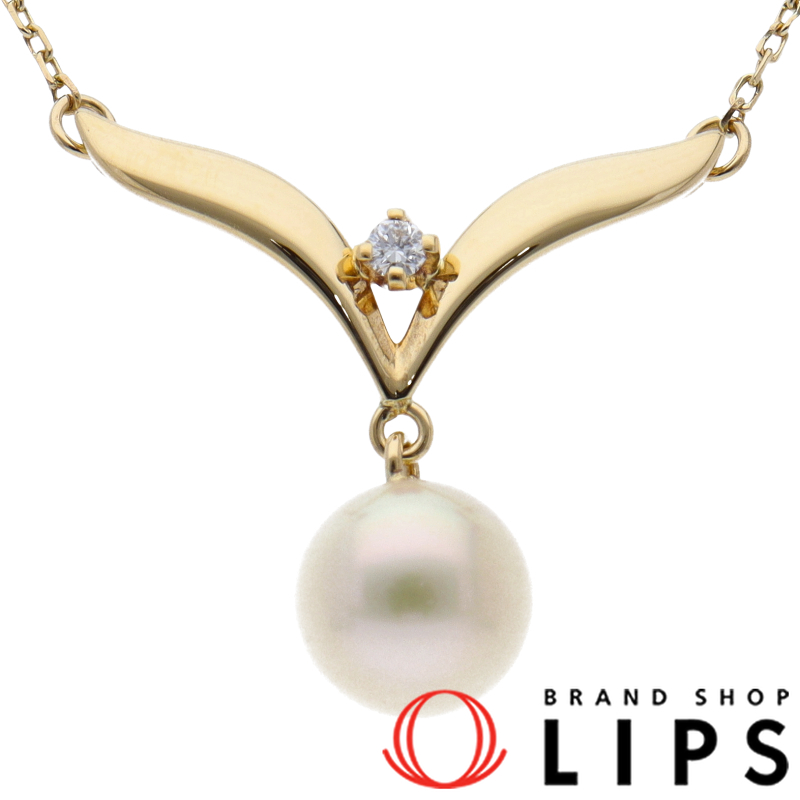 パールダイヤネックレス