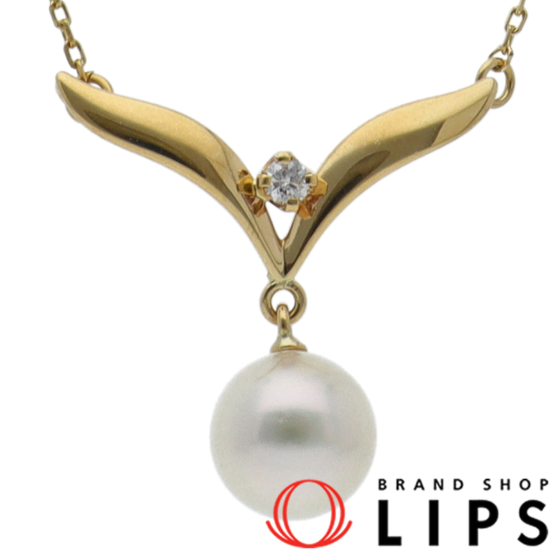 パールダイヤネックレス