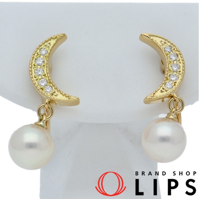 パールダイヤイヤリング