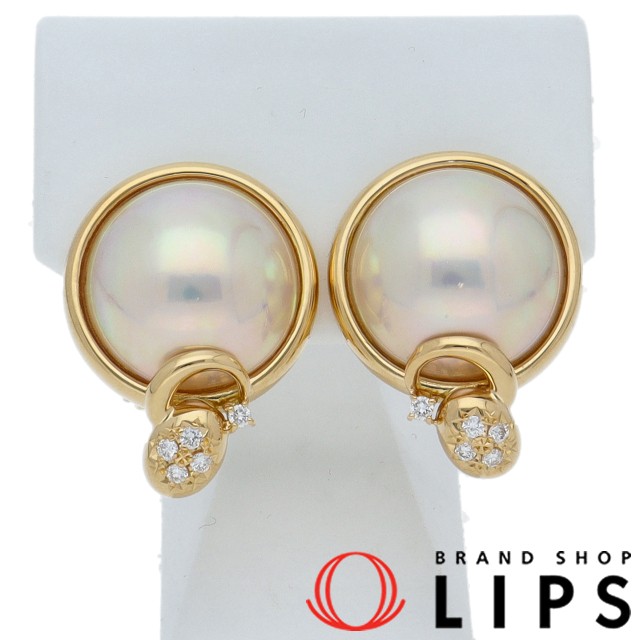 マベパールダイヤイヤリング