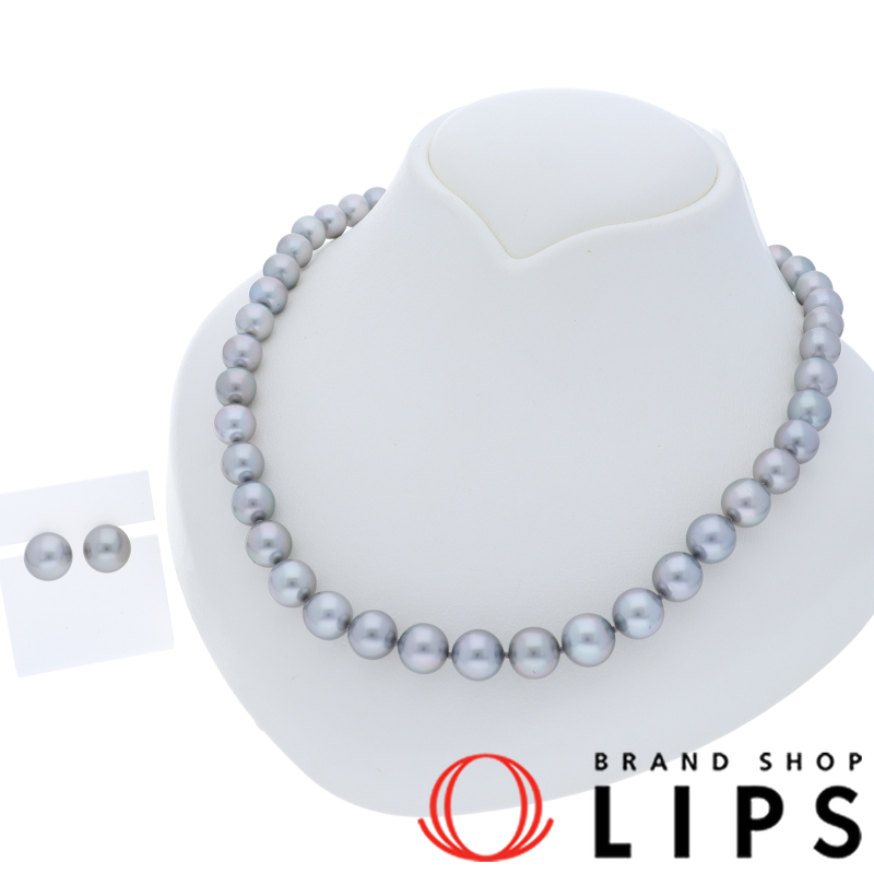 パールネックレス ピアスセット