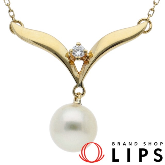 パールダイヤネックレス