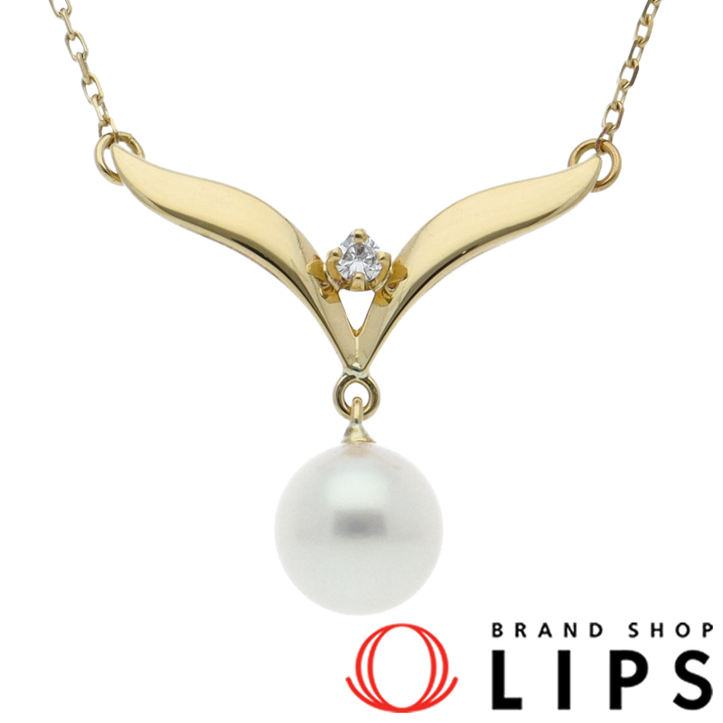 パールダイヤネックレス