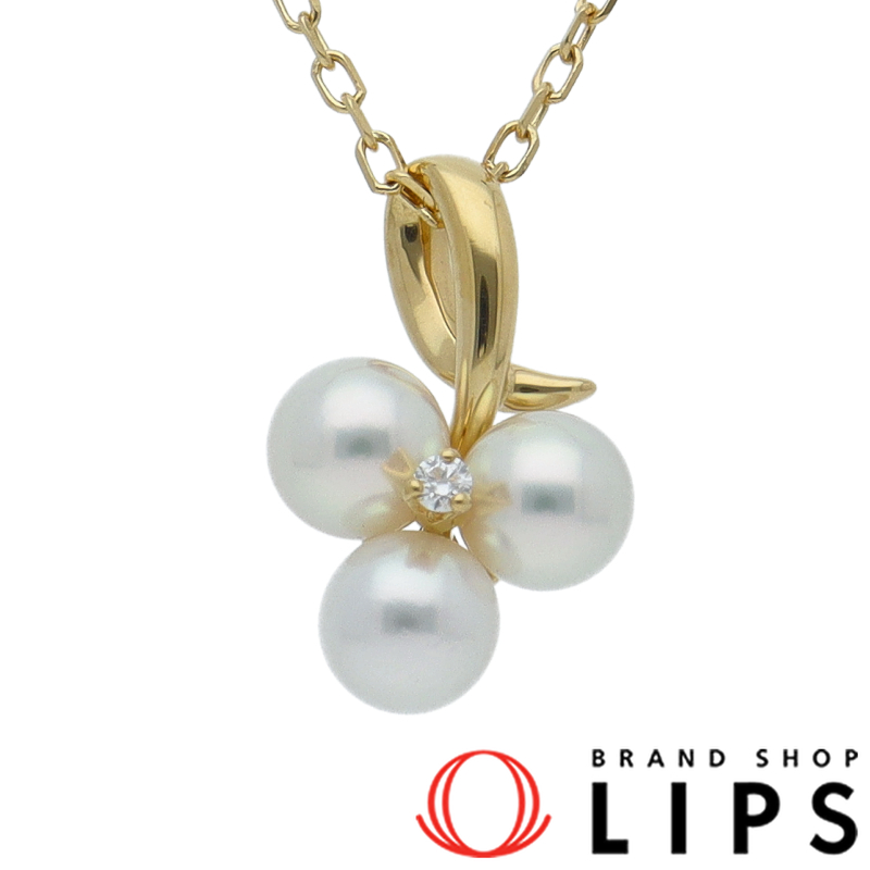 パールダイヤネックレス