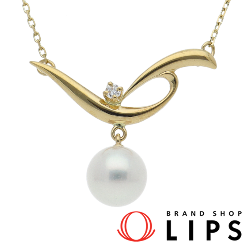 パールダイヤネックレス