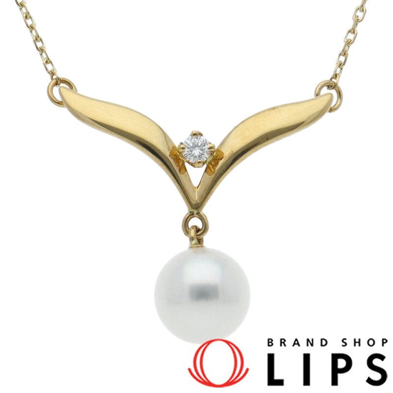 パールダイヤネックレス