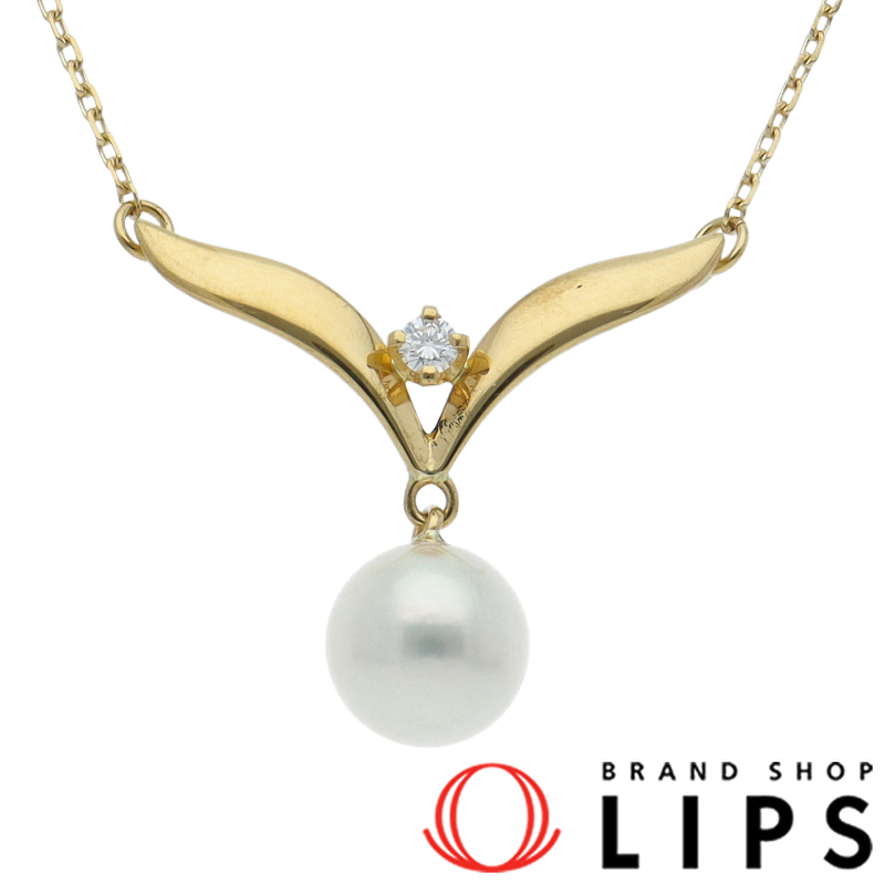 パールダイヤネックレス
