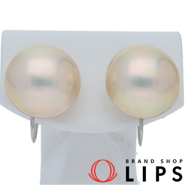 ハーフパールイヤリング