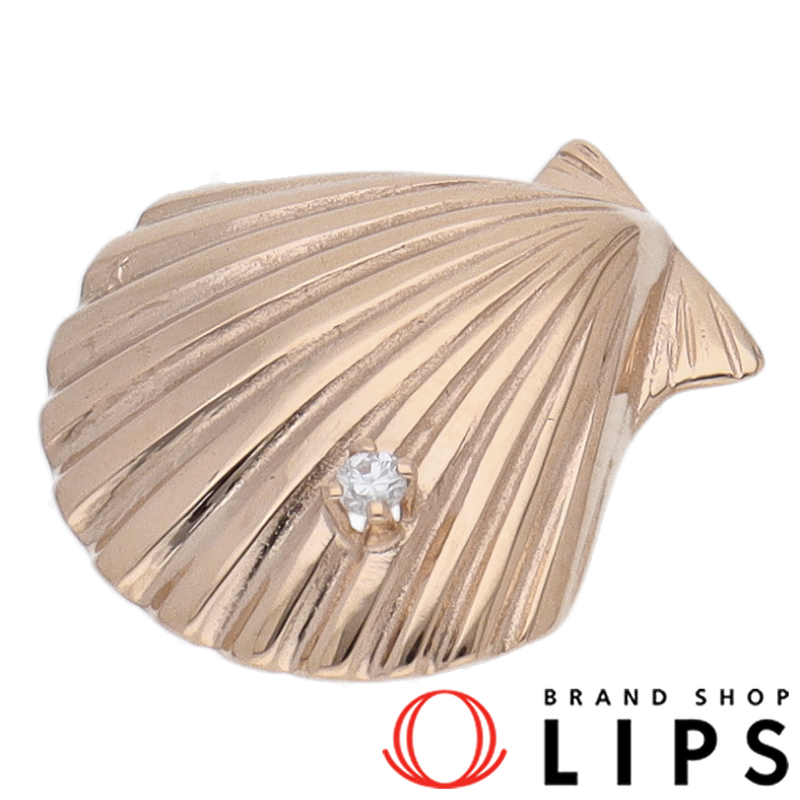 シェルモチーフダイヤトップ