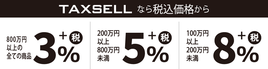 タクセルなら税込み価格から