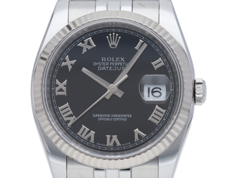 ROLEX 116234 デイトジャスト 腕時計 SS SS K18WG メンズ