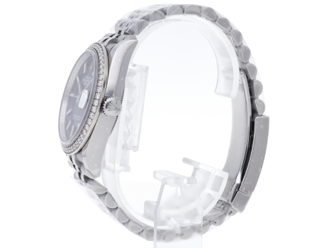 ロレックス 新品・未使用 デイトジャスト 36 メンズ時計
ダイヤベゼル フルーテッドモチーフ文字盤 保証期間中(2022.02)