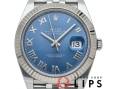 デイトジャスト41 メンズ時計 ジュビリー アズーロブルー